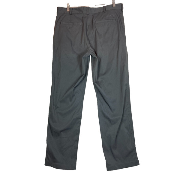 Nike Dri Fit Golf Pants Mens 34x32 Gray Flex Standard Fit Lightweight PGA Tour‎ - Picture 2 of 12